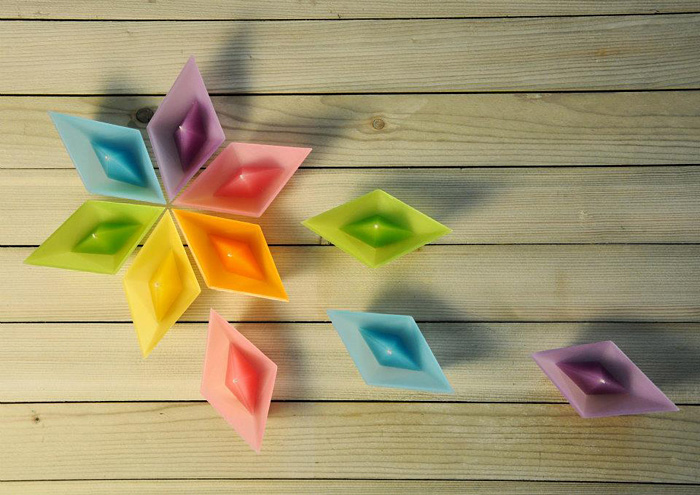 Plovoucí svíčky Sailboat od Candle Design