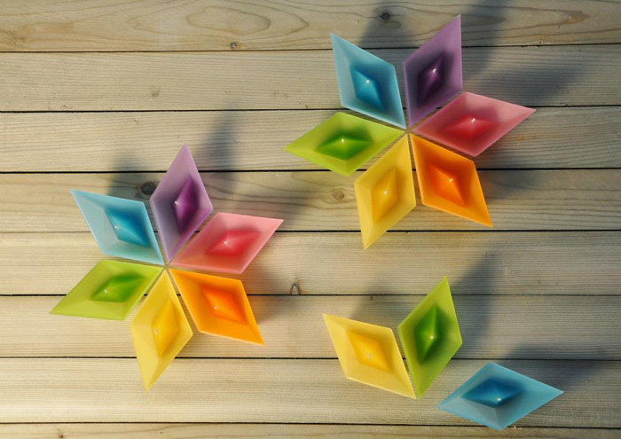 Plovoucí svíčky Sailboat od Candle Design