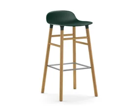 Barová židle Form 75 cm Oak, green