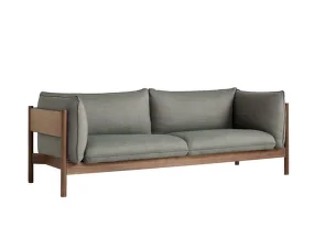 Třímístná pohovka Arbour, oiled solid walnut / Atlas 931