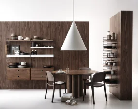 Nástěnný panel String Wall 50 x 30, black