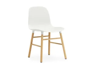 Židle Form Oak, white