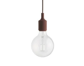 Závěsná LED lampa E27, deep red