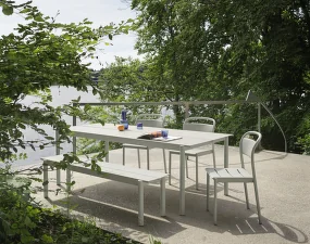 Židle Linear Steel Side Chair, taupe