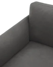 Třímístná pohovka Outline, grey