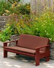 Polstrování Crate Lounge Sofa, iron red