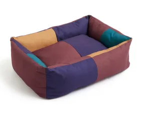 Psí pelíšek Dogs Bed Zip L, burgundy / green