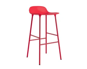 Barová židle Form 75 cm Steel, bright red