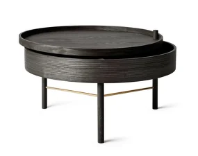 Ex-display stolek Turning Table, black ash
