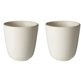 Hrnek Edge Mug 2ks, ecru stoneware