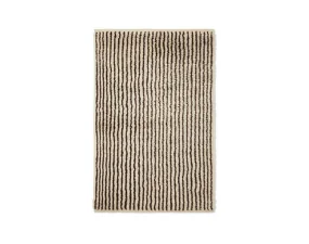 Koberec Kami Knotted 120x180, off-white / coffee