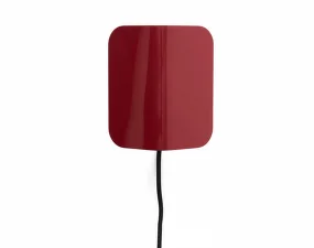 Nástěnná lampa Apex, maroon red