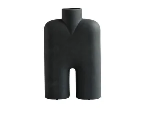 Váza Cobra Tall Hexa, black