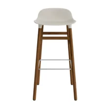 Barová židle Form 75 cm Walnut, light grey