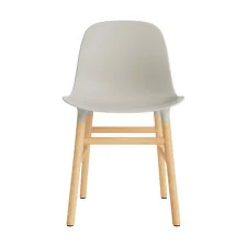 Židle Form Oak, light grey