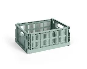 Úložný box Colour Crate Medium, sage green