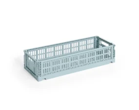 Úložný box Colour Crate Mini Oblong, dusty blue