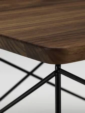 Occasional Table LTR, walnut / basic dark