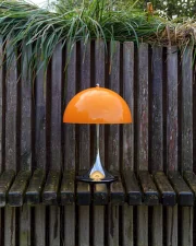 Přenosná lampa Panthella 250, chrome original opal orange