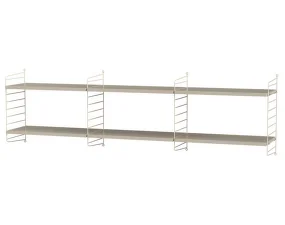 Policová sestava String Living Room O, beige