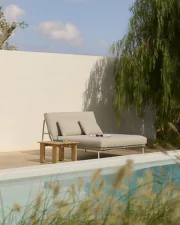 Lehátko Settle Lounge Bed bez područek, Laze 1/grey