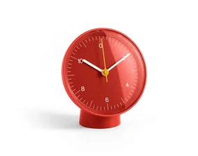 Hodiny Table Clock, red