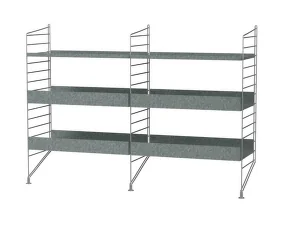 Venkovní policová sestava String Outdoor A, galvanized