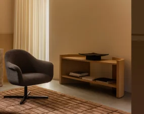 Policová sestava Crescent Shelving Low, oak