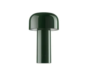 Přenosná lampa Bellhop, glossy green