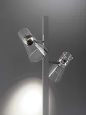 Stojací lampa Nocturne Cone F2, silver