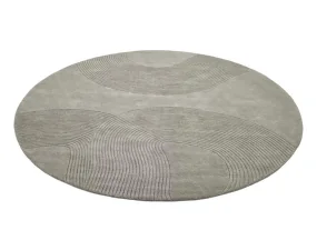 Koberec Zen Round Ø250 cm, light grey