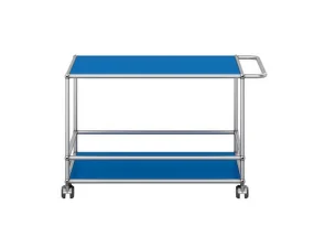 Servírovací vozík USM Haller, gentian blue