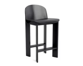 Barová židle Chisel 35 H65, black lacquered oak