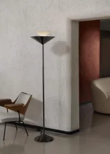 Stojací lampa Gio LN28, dark chome / emperador