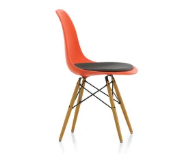Židle Eames DSW, polstrovaný sedák