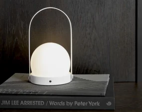 Přenosná LED lampa Carrie, olive