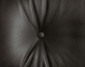 Ottoman Eames Lounge, black pigmented walnut