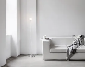 Stojací lampa Snowball, steel