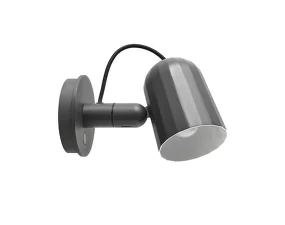 Nástěnná lampa Noc Wall Button, dark grey