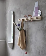 Věšák Avail, grey/grey