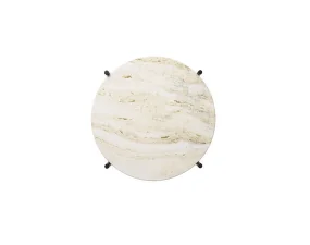 Stolek TS Ø 40, neutral white travertine
