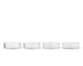 Misky Ripple set 4ks, clear
