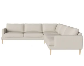 Pohovka Veneda 6místná, white pigmented oiled oak/Ascot beige