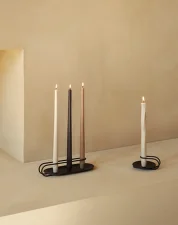 Svícen Clip H5 3-arm, black