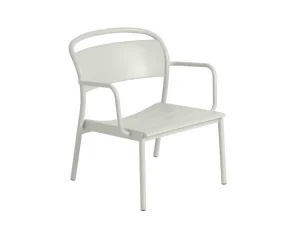 Křeslo Linear Steel Lounge Armchair, grey