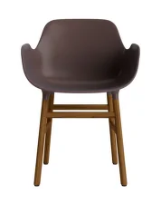 Židle Form s područkami Walnut, brown