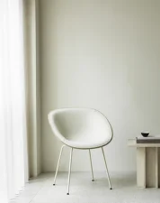 Židle s područkami Mat, hemp / Hallingdal 100 / cream