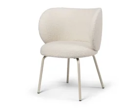 Jídelní židle Rico, Nordic Bouclé off-white / cashmere