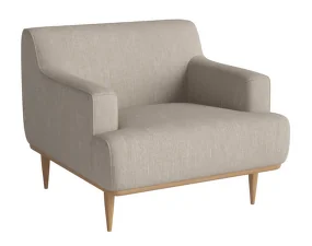 Křeslo Dover, oiled oak / Baize sand