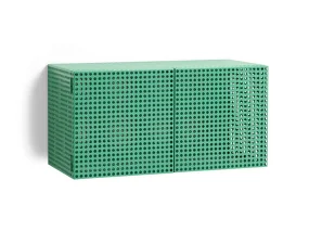 Nástěnná komoda Perforated Cabinet Wall Small, soft jade